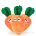 Vegetable series plush carrot dog toy with sound